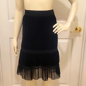 Elie little black skirt size Large